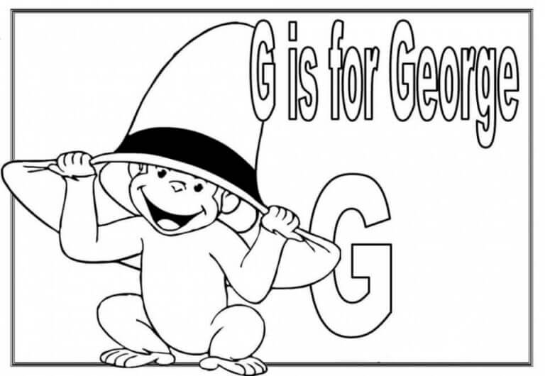 George Tiene Un Hambre Insaciable De Aventuras para colorir