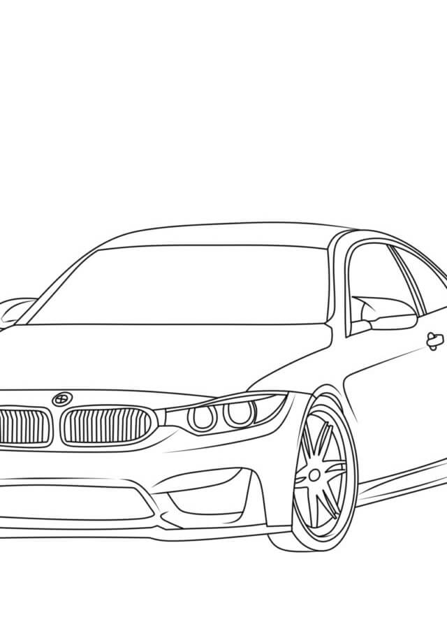 Dibujos de Gran BMW para colorear