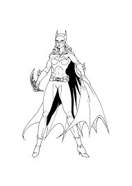 Dibujos de Gran Batgirl para colorear