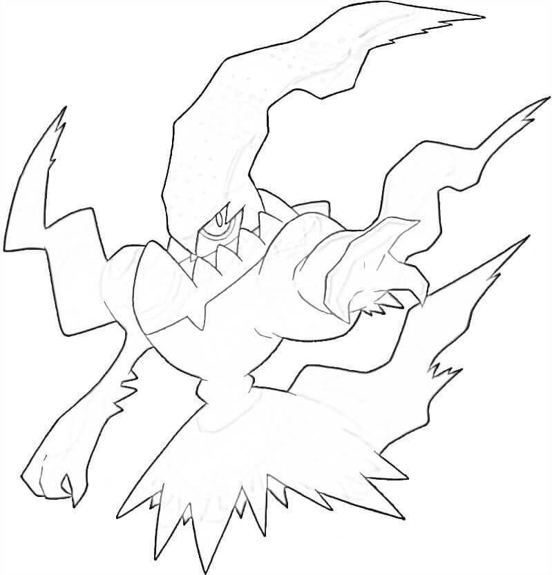 Gran Darkrai para colorir