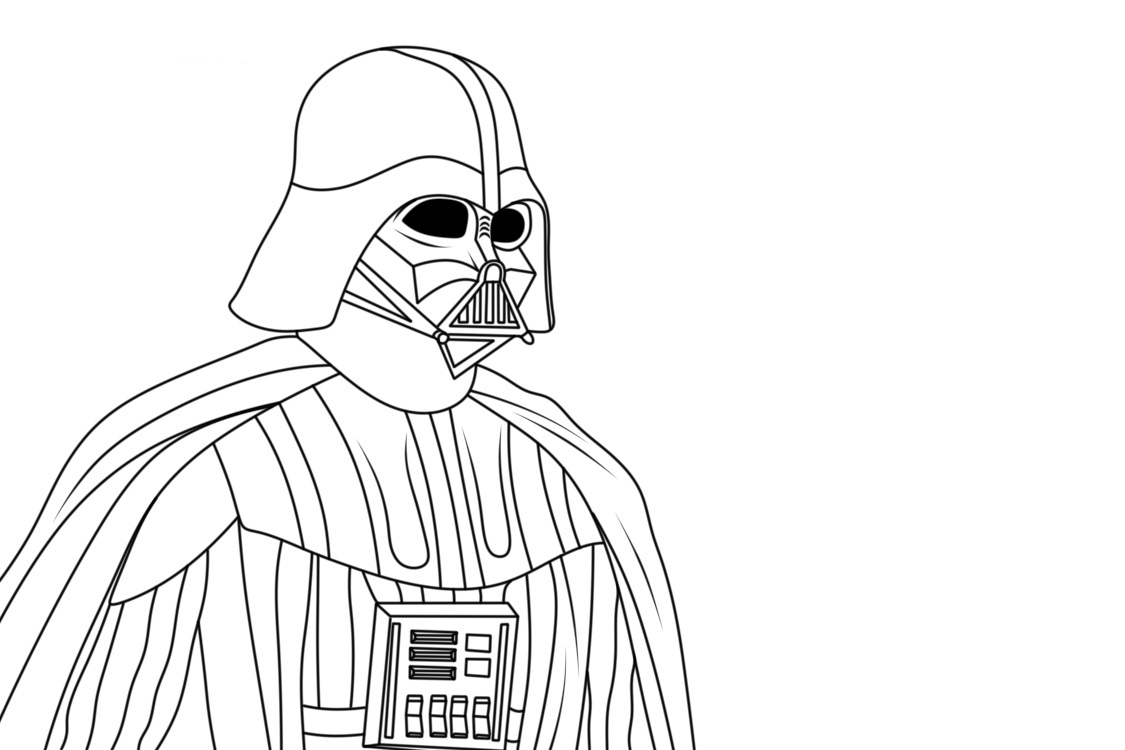 Dibujos de Gran Darth Vader para colorear