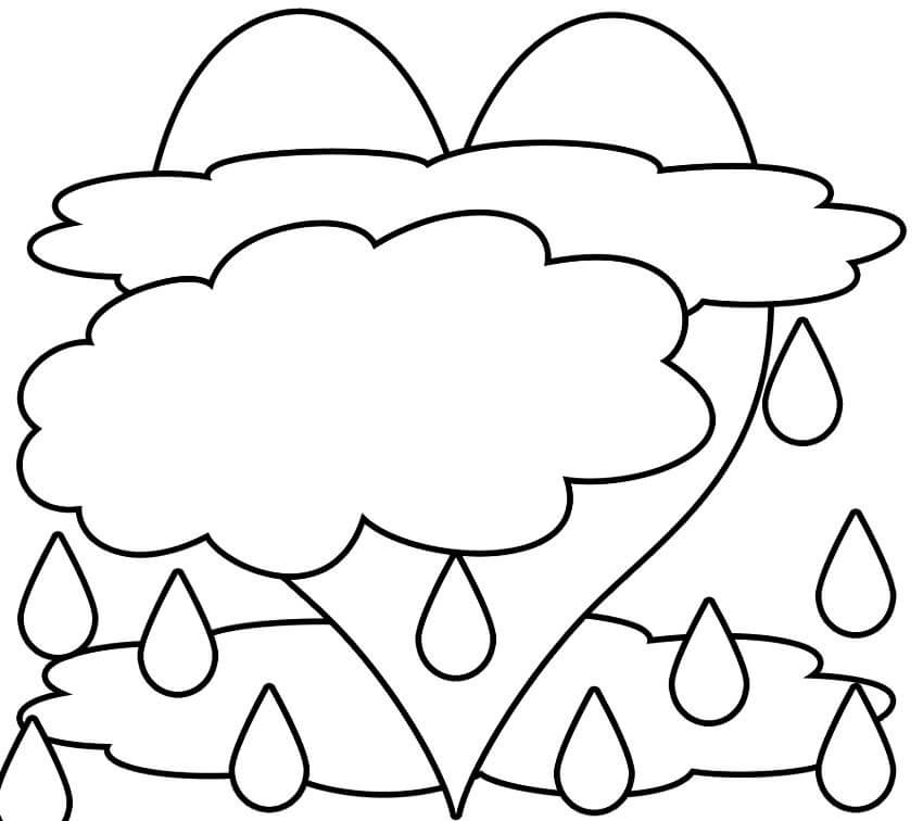 Dibujos de Gran Nube para colorear
