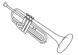 Dibujos de Gran Trompeta para colorear