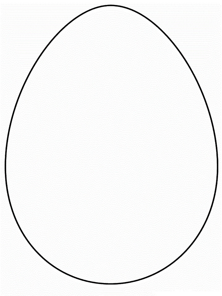 Dibujos de Huevo Simple para colorear