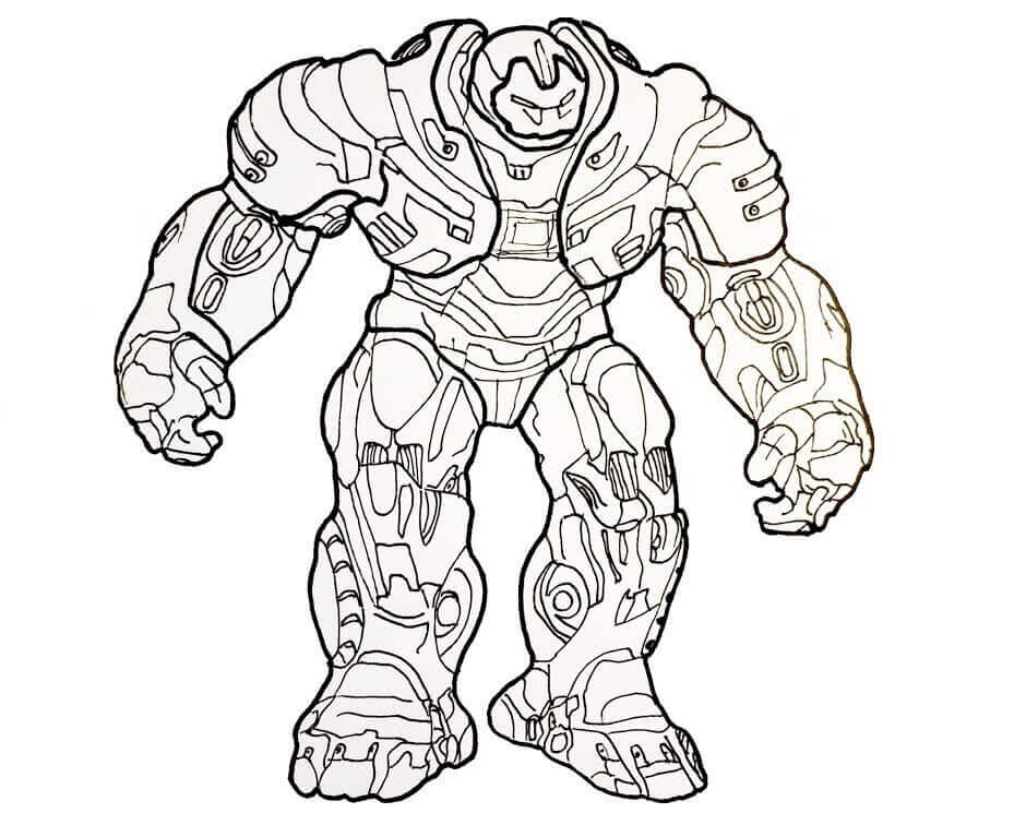 Dibujos de Hulkbuster 1 para colorear