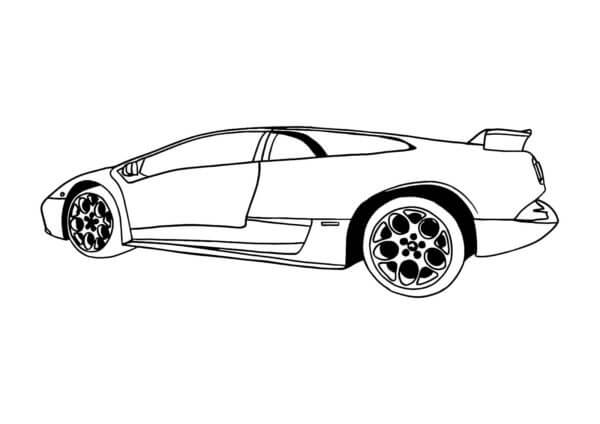 Impresionante Lamborghini para colorir