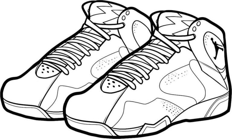 Dibujos de Increíble Air Jordan para colorear