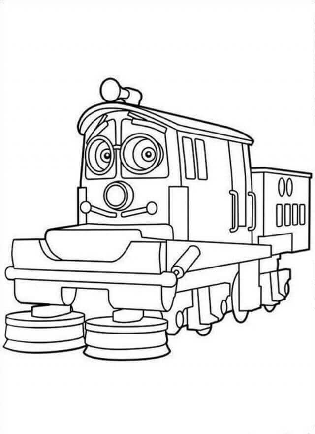 Irving de Chuggington para colorir