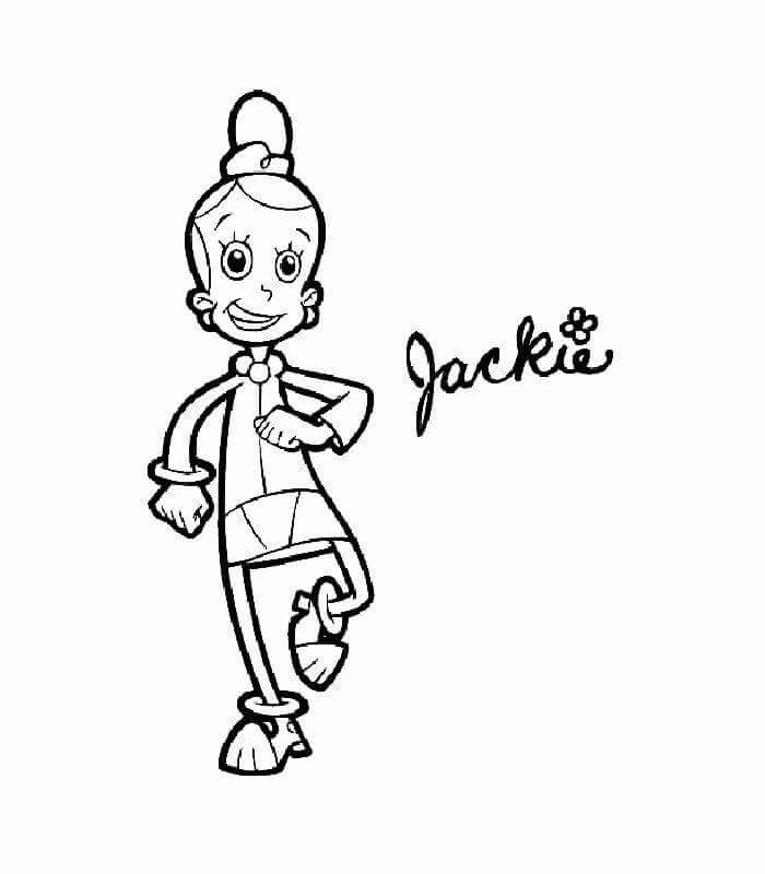 Dibujos de Jackie Cyberchase 1 para colorear