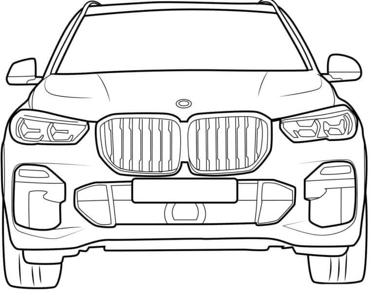 Dibujos de Jeep BMW para colorear