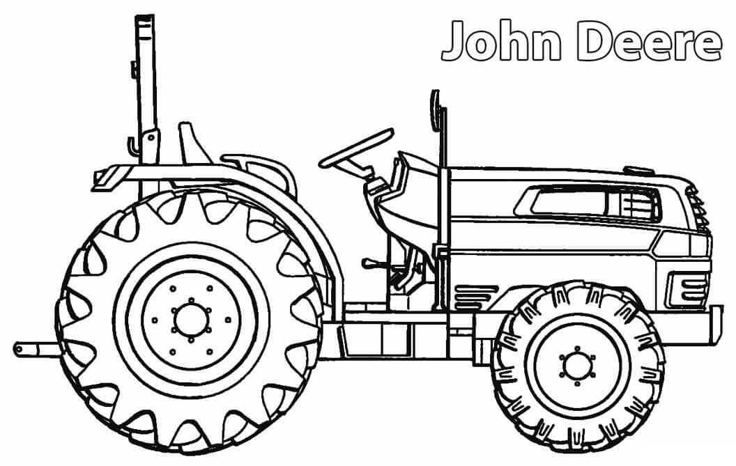 Dibujos de John Deere 1 para colorear