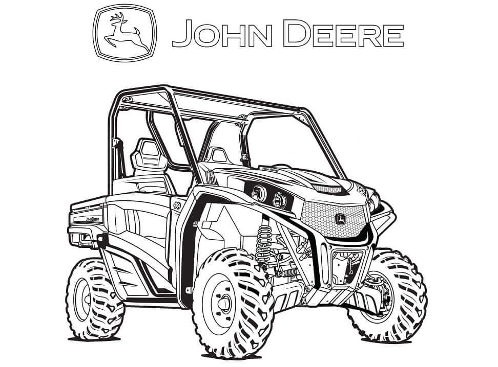 Dibujos de John Deere 4 para colorear