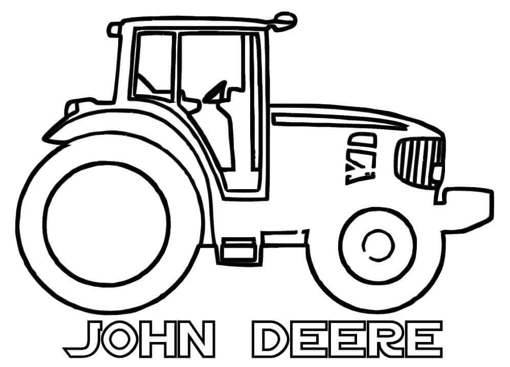 Dibujos de John Deere para colorear