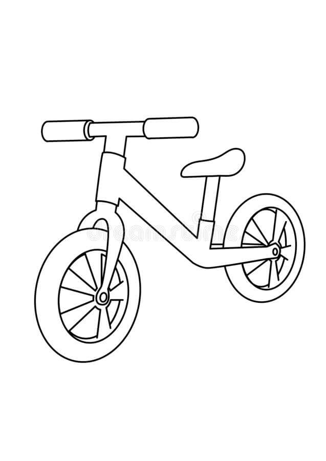 Juguetes de Bicicleta para colorir