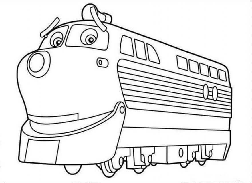 Koko de Chuggington para colorir