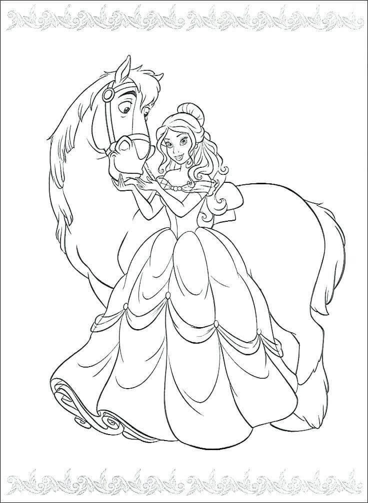 Dibujos de La Princesa Elena y la Casa para colorear