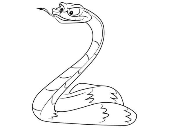La serpiente De Ushari Que Marcó El Cuerpo De Kion para colorir