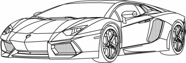 Dibujos de Lamborghini 15 para colorear
