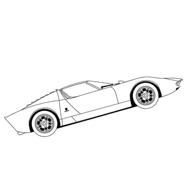 Dibujos de Lamborghini 17 para colorear