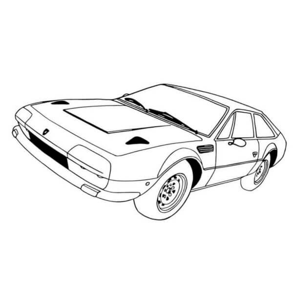 Dibujos de Lamborghini 18 para colorear