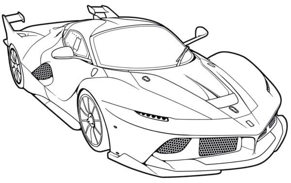 Dibujos de Lamborghini 2 para colorear