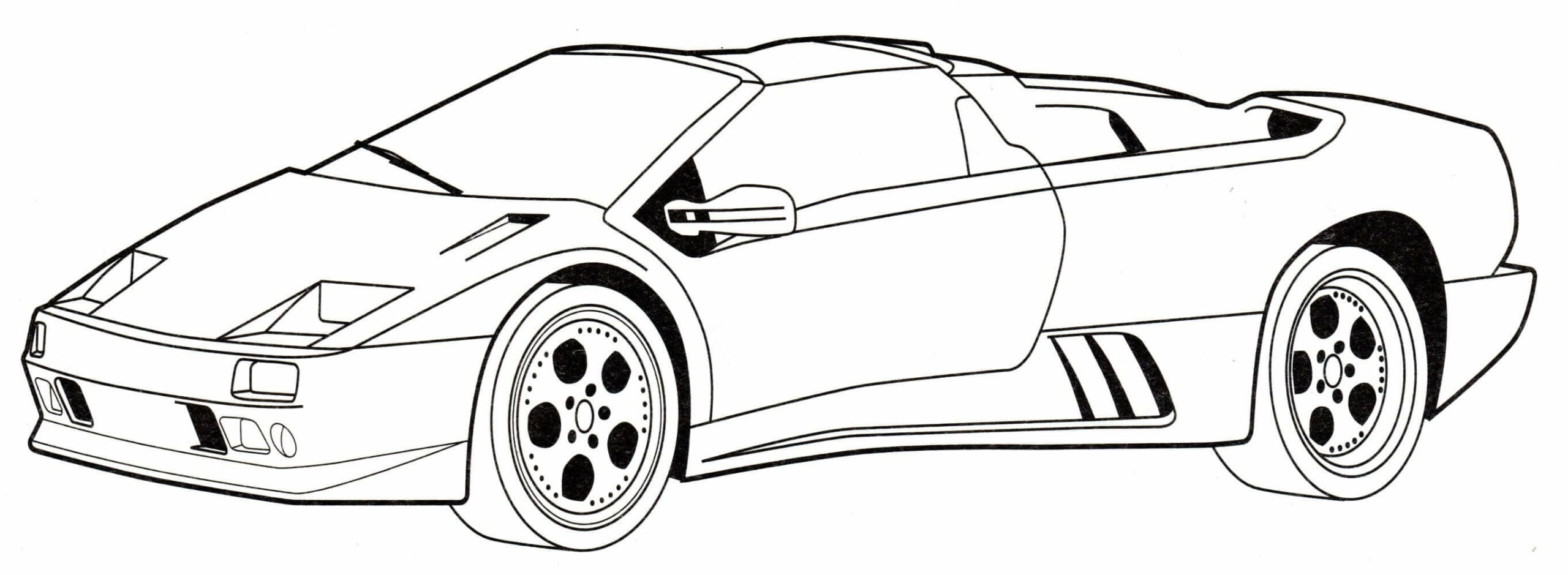 Lamborghini 20 para colorir