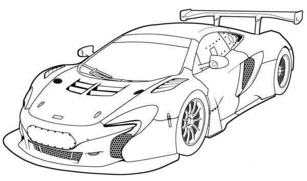Dibujos de Lamborghini 4 para colorear