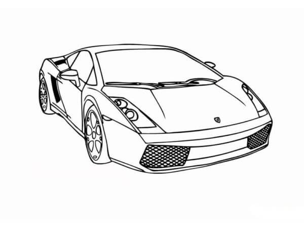 Dibujos de Lamborghini 6 para colorear