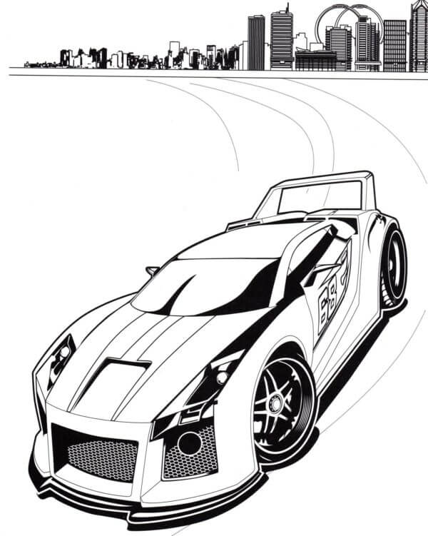 Dibujos de Lamborghini 7 para colorear