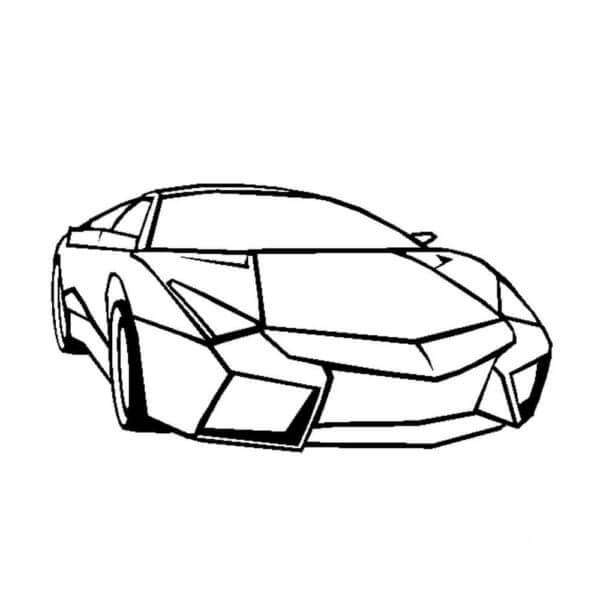 Lamborghini 8 para colorir