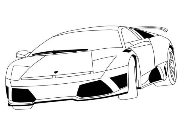 Lamborghini De Uso Gratuito para colorir
