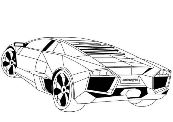 Lamborghini Idea Libre para colorir