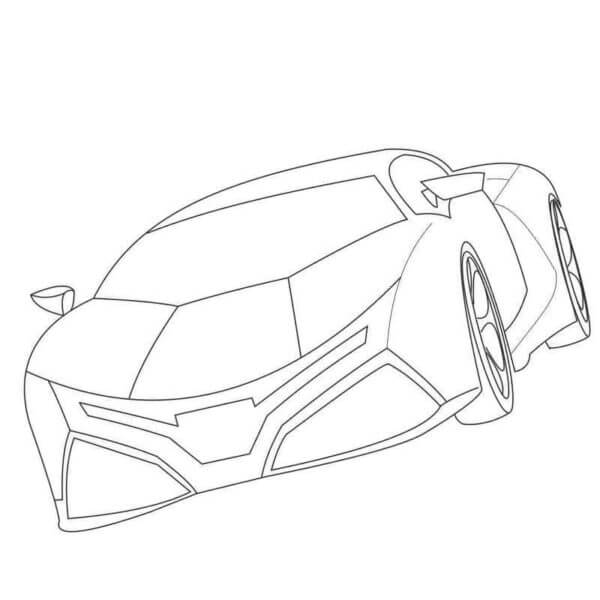 Dibujos de Lamborghini Muy Chulo para colorear