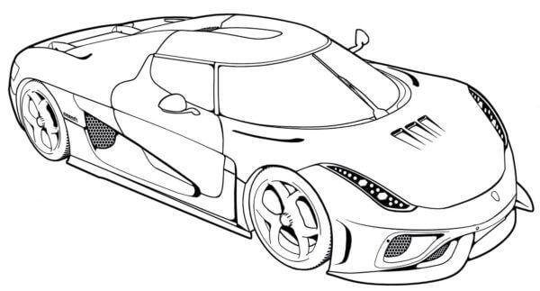 Dibujos de Lamborghini inigualable para colorear