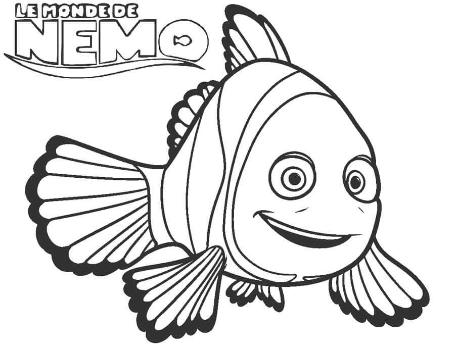 Lindo Nemo para colorir