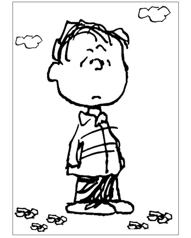 Linus para colorir