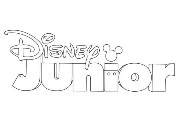 Dibujos de Logotipo De Disney Junior para colorear