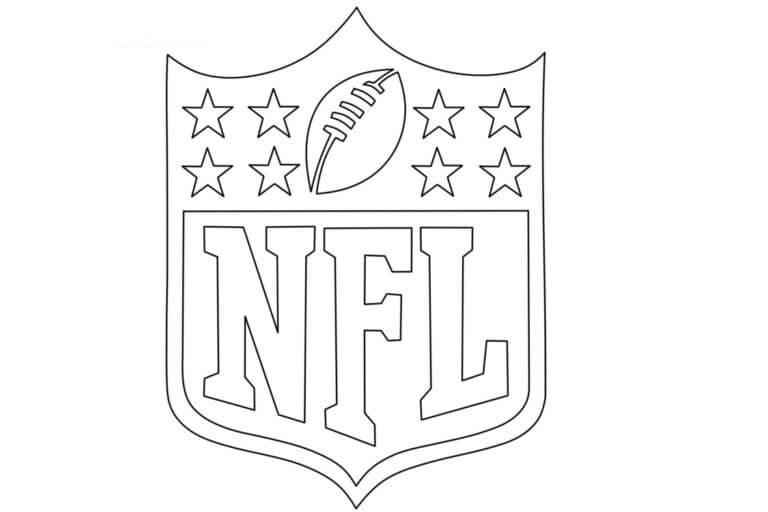 Dibujos de Logotipo De La NFL para colorear