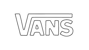 Logotipo De Vans para colorir