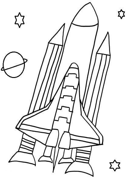 Dibujos de Logotipo de la NASA para colorear