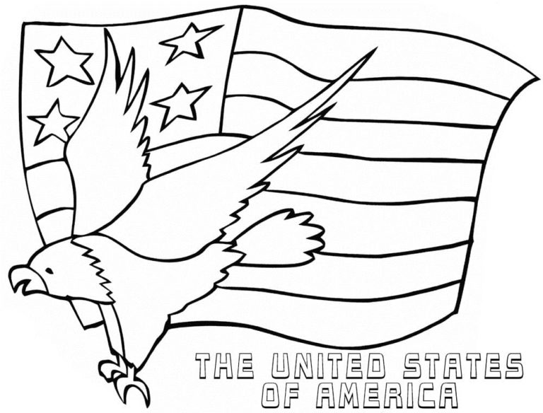 Dibujos de Los Estados Unidos de América para colorear