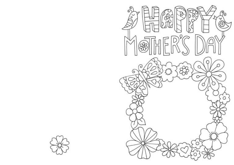 Dibujos de Maravilloso Día De La Madre para colorear
