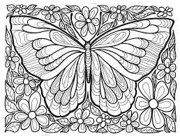 Dibujos de Mariposa para Aliviar el Estrés para colorear