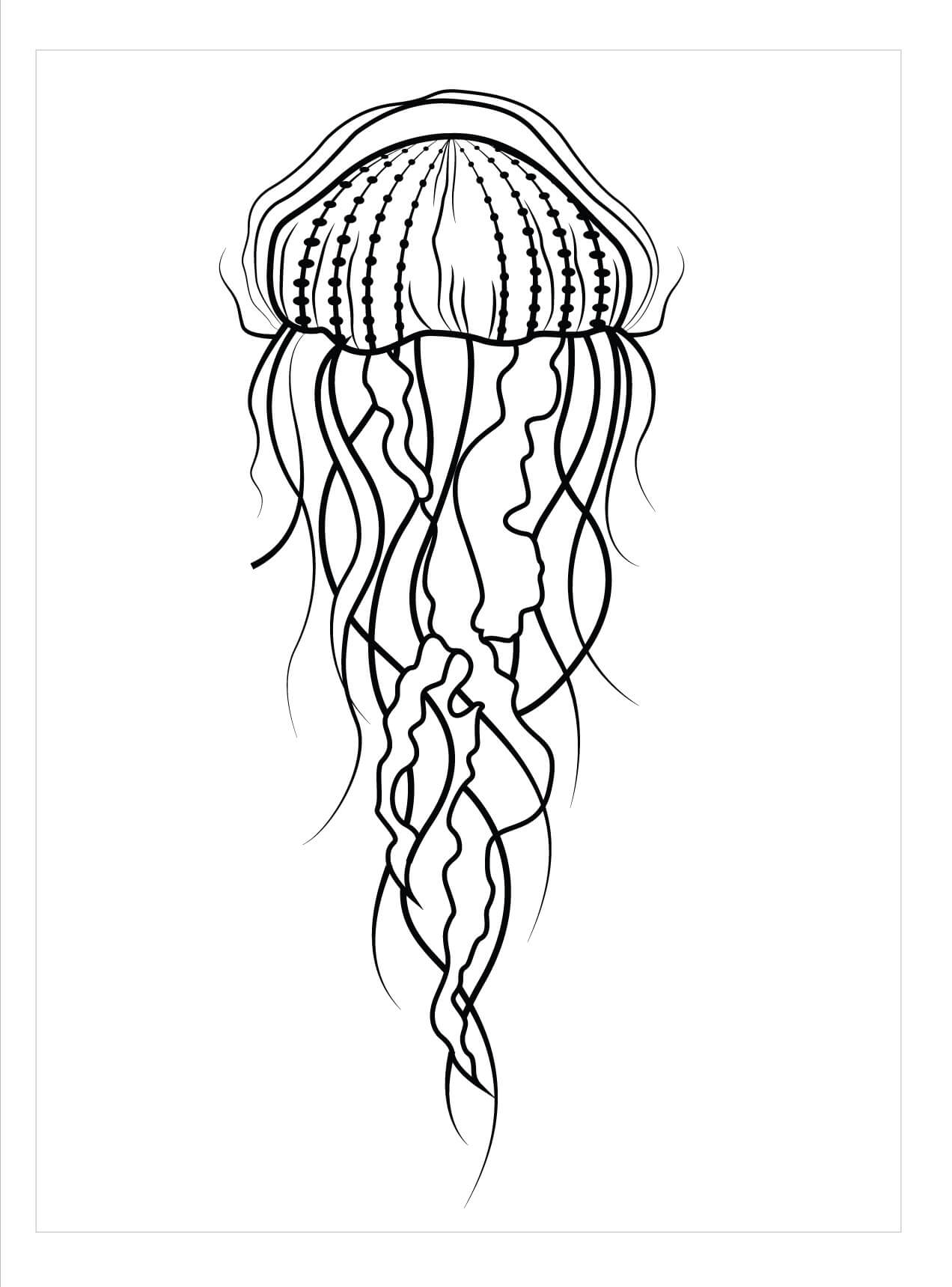 Dibujos de Medusa Luna para colorear