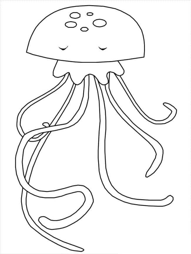 Medusa Normal para colorir