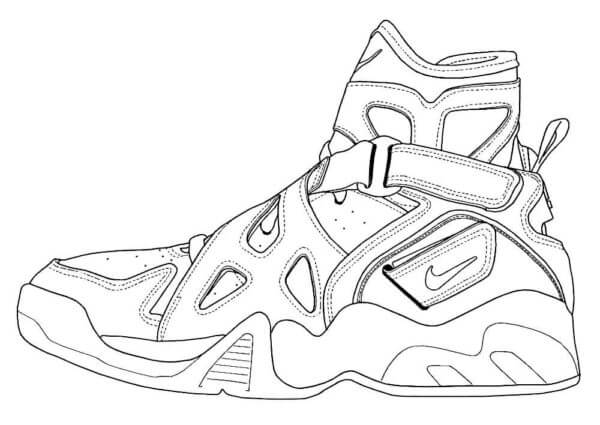 Dibujos de Nike Air Jordan Gratis para colorear