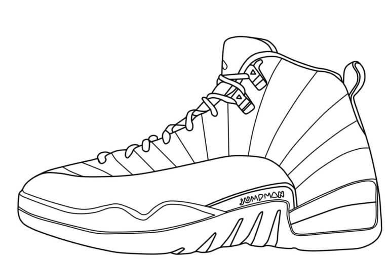 Nike Air Jordan Jumpman para colorir