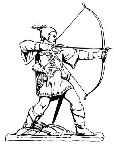 Dibujos de Nombre Robin Hood para colorear