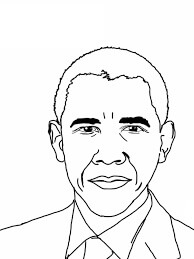 Obama Impresionante para colorir
