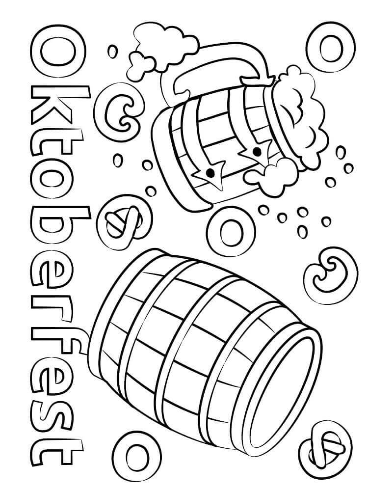 Dibujos de Oktoberfest 3 para colorear